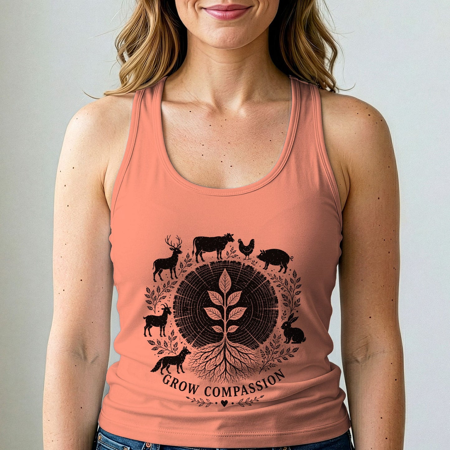 Grow Compassion Vegan Tank Top
