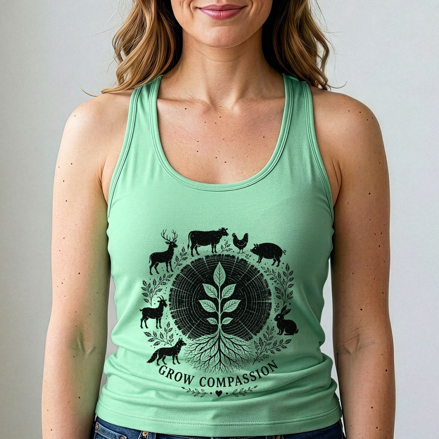 Grow Compassion Vegan Tank Top