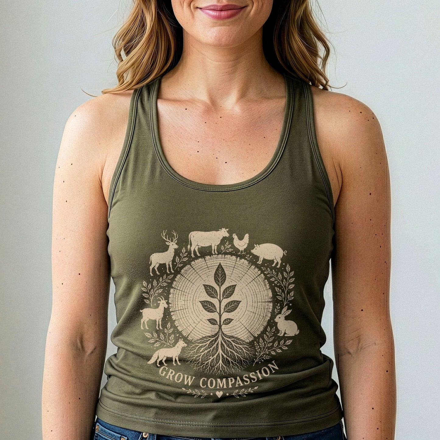 Grow Compassion Vegan Tank Top