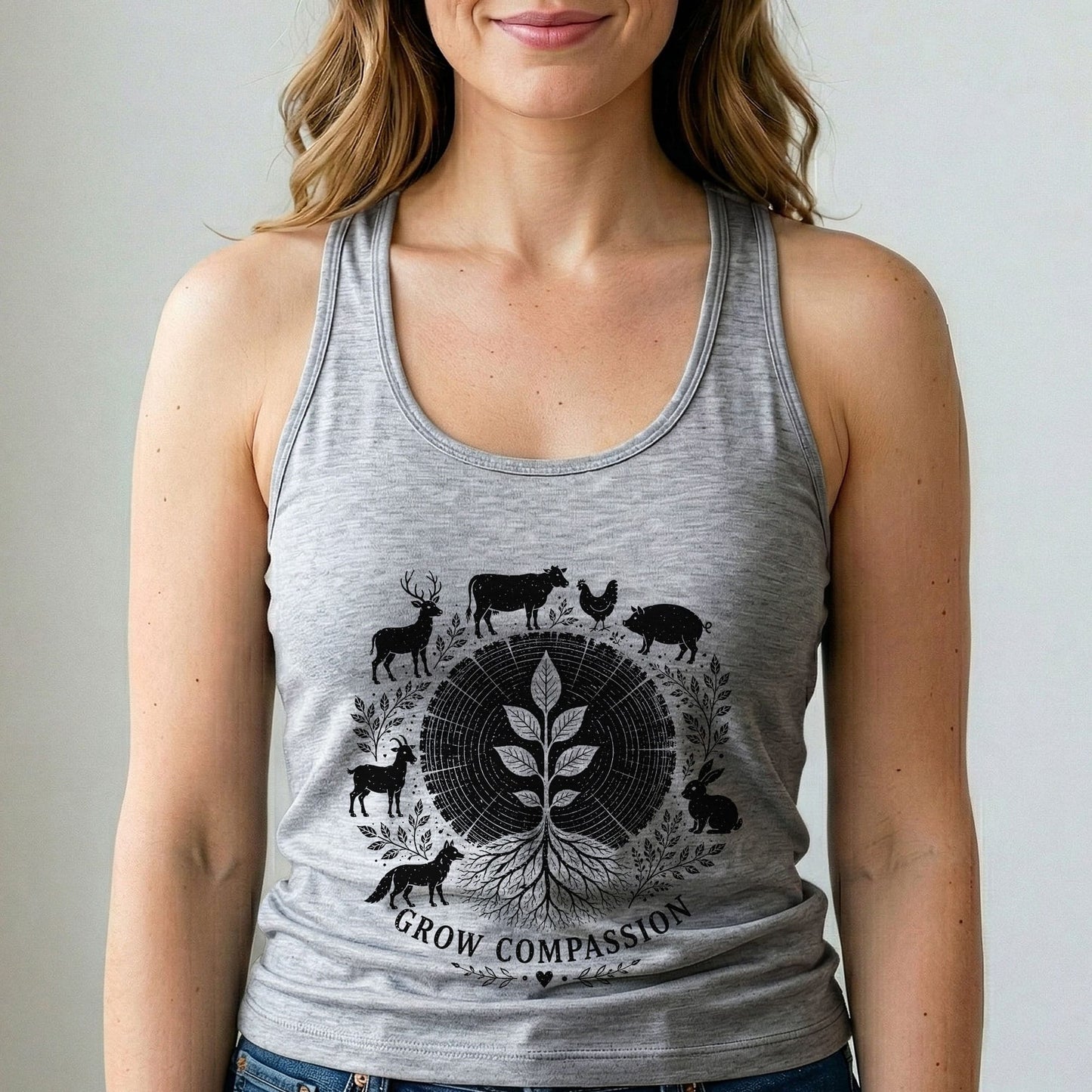 Grow Compassion Vegan Tank Top