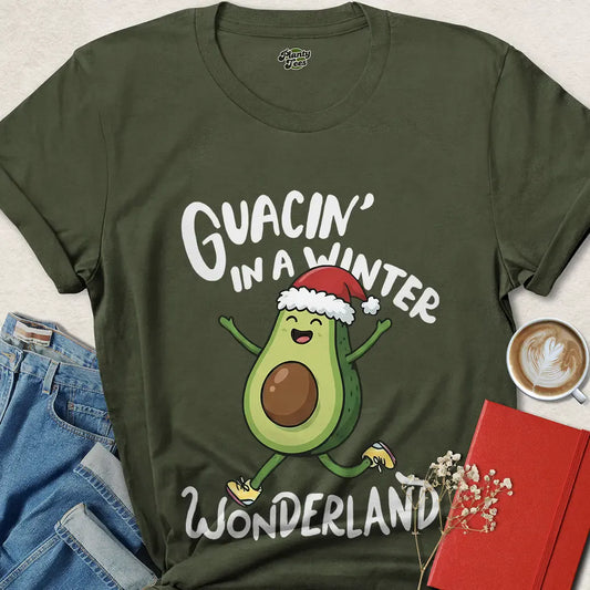 Funny Vegan Avocado Christmas Shirt – Holiday Pun Tee – Grab Yours Now