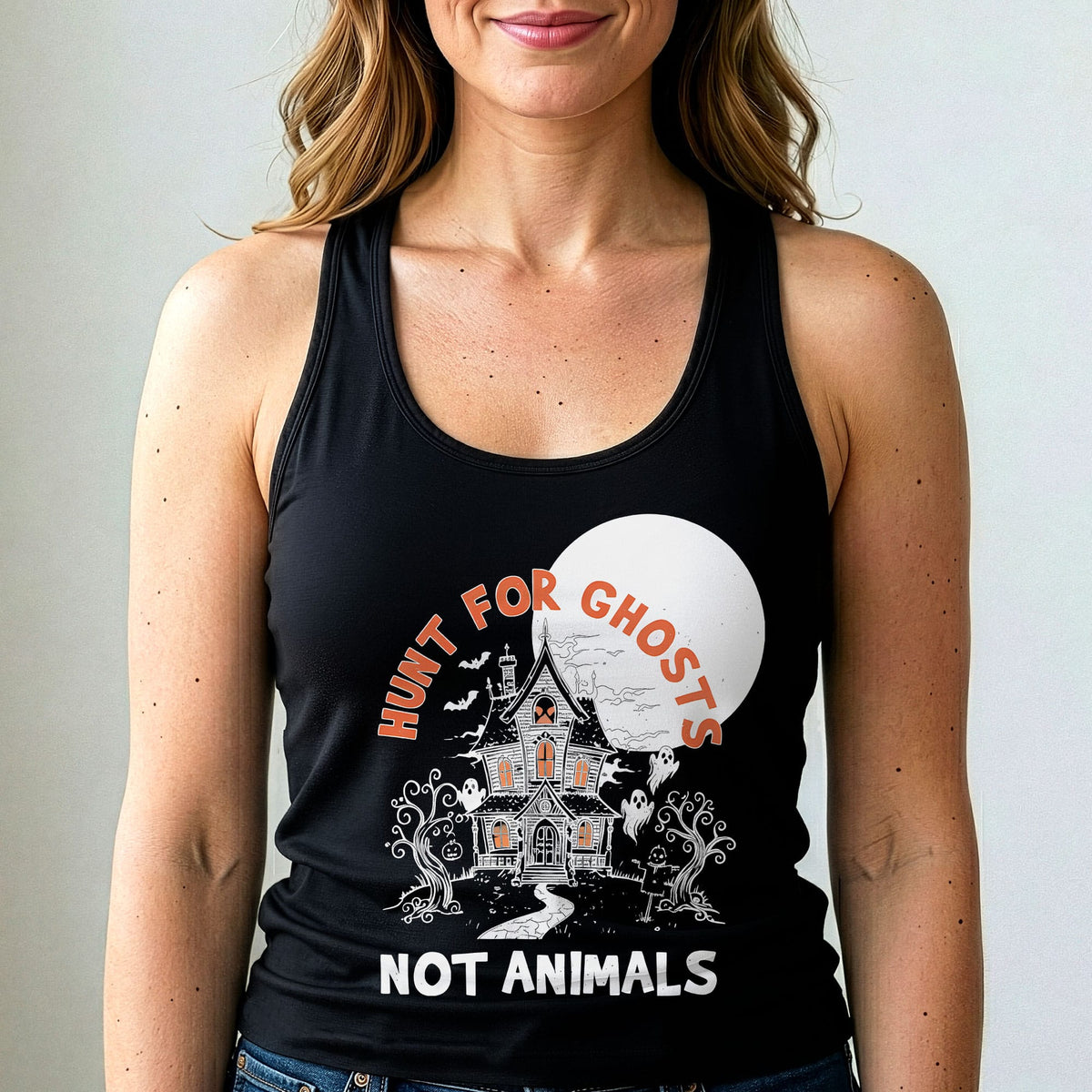 Hunt for Ghosts Not Animals Tank Top