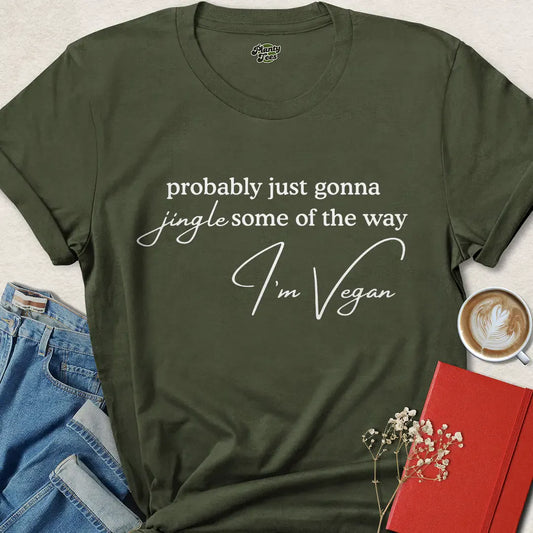 Vegan Holiday Shirt – Funny Christmas Quote Tee – Shop Ethical Festive Style