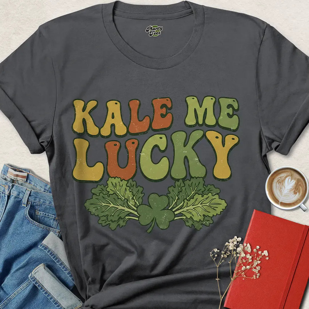 Kale Me Lucky Vegan Shirt | Funny St. Patrick’s Day Tee for Plant Lovers – Order Now