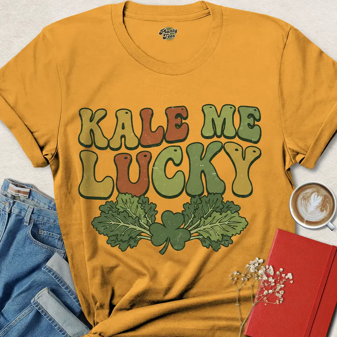 Kale Me Lucky Vegan Shirt | Funny St. Patrick’s Day Tee for Plant Lovers – Order Now
