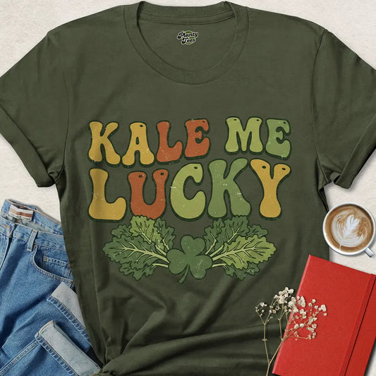 Kale Me Lucky Vegan Shirt | Funny St. Patrick’s Day Tee for Plant Lovers – Order Now