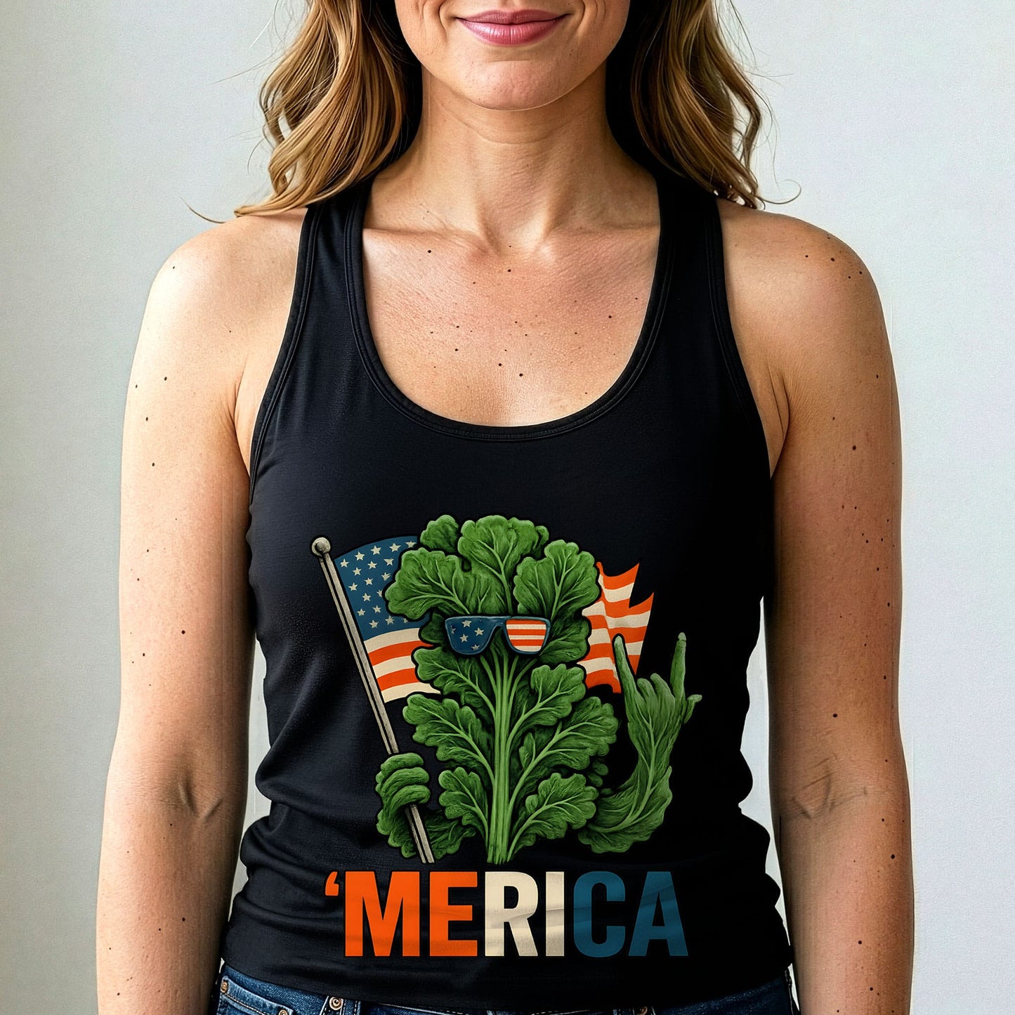 Kale 'Merica Tank Top