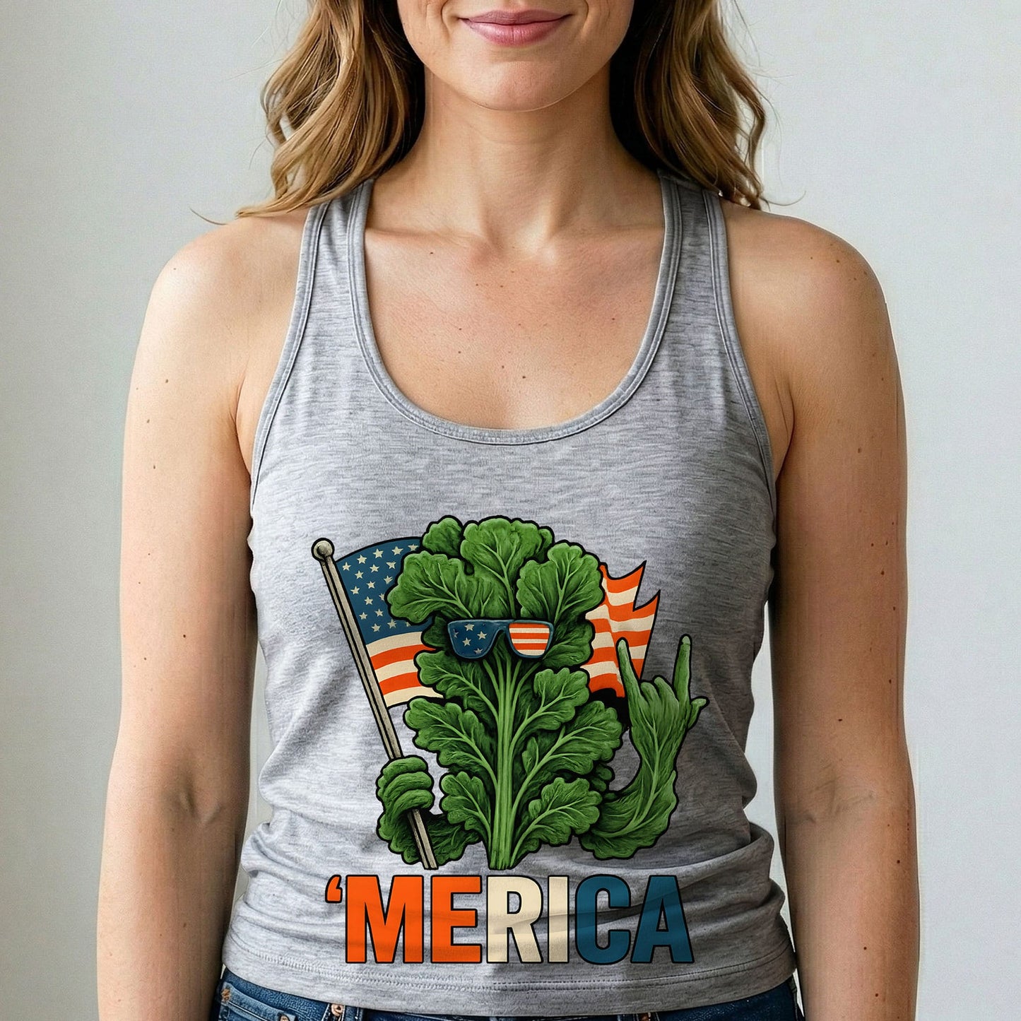 Kale 'Merica Tank Top