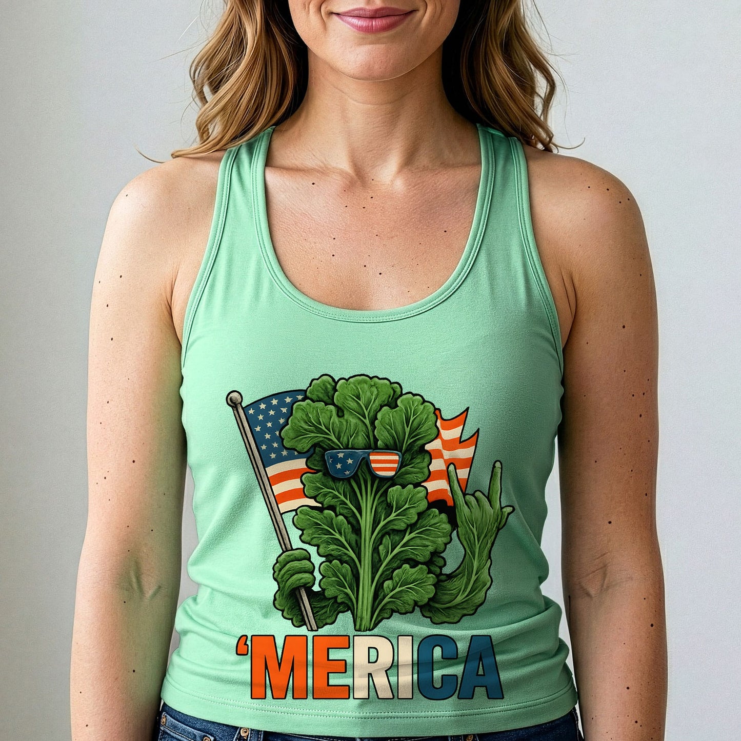 Kale 'Merica Tank Top