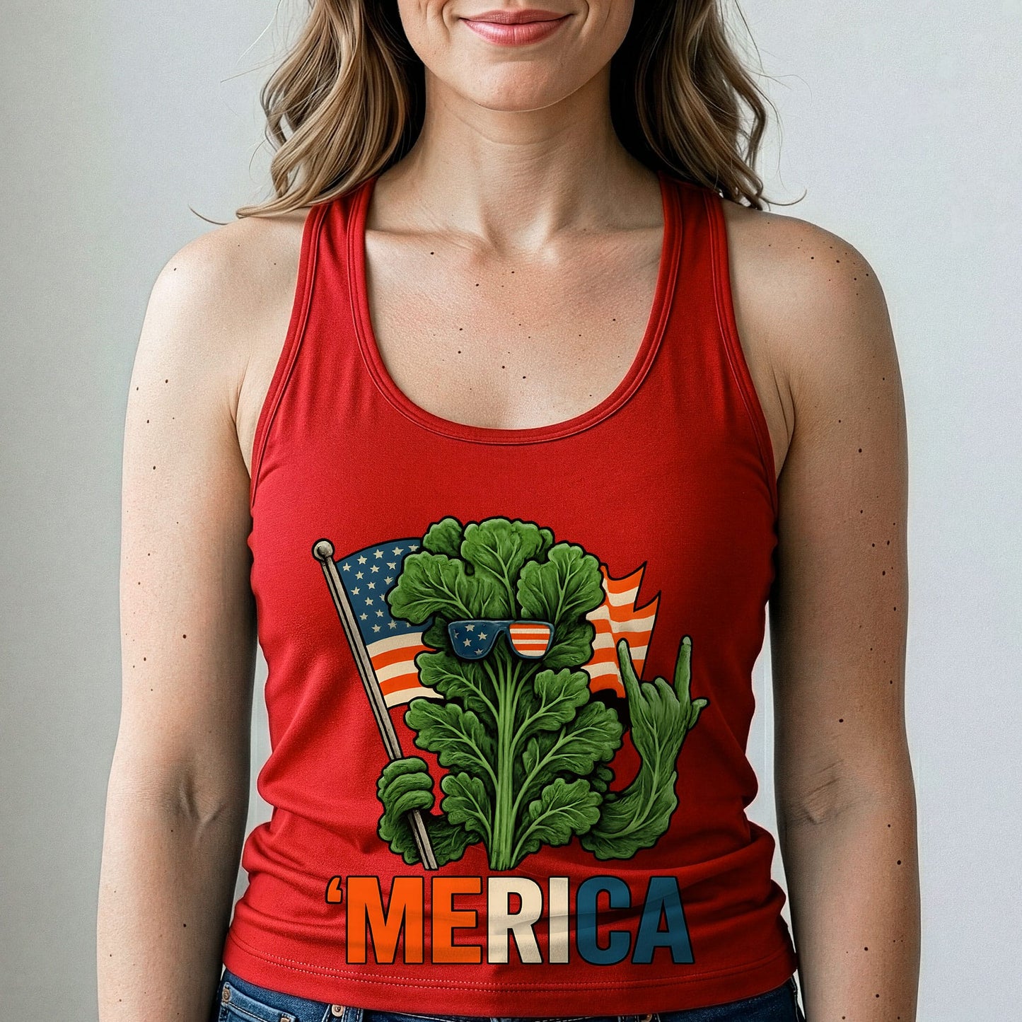 Kale 'Merica Tank Top
