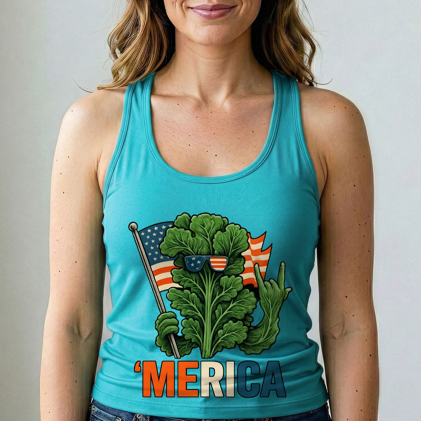 Kale 'Merica Tank Top