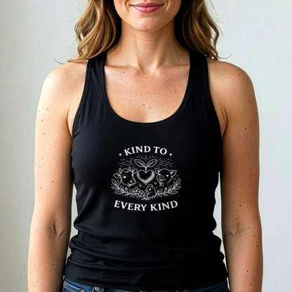 Kind To Every Kind Vegan Tank Top Animal Rights Shirt