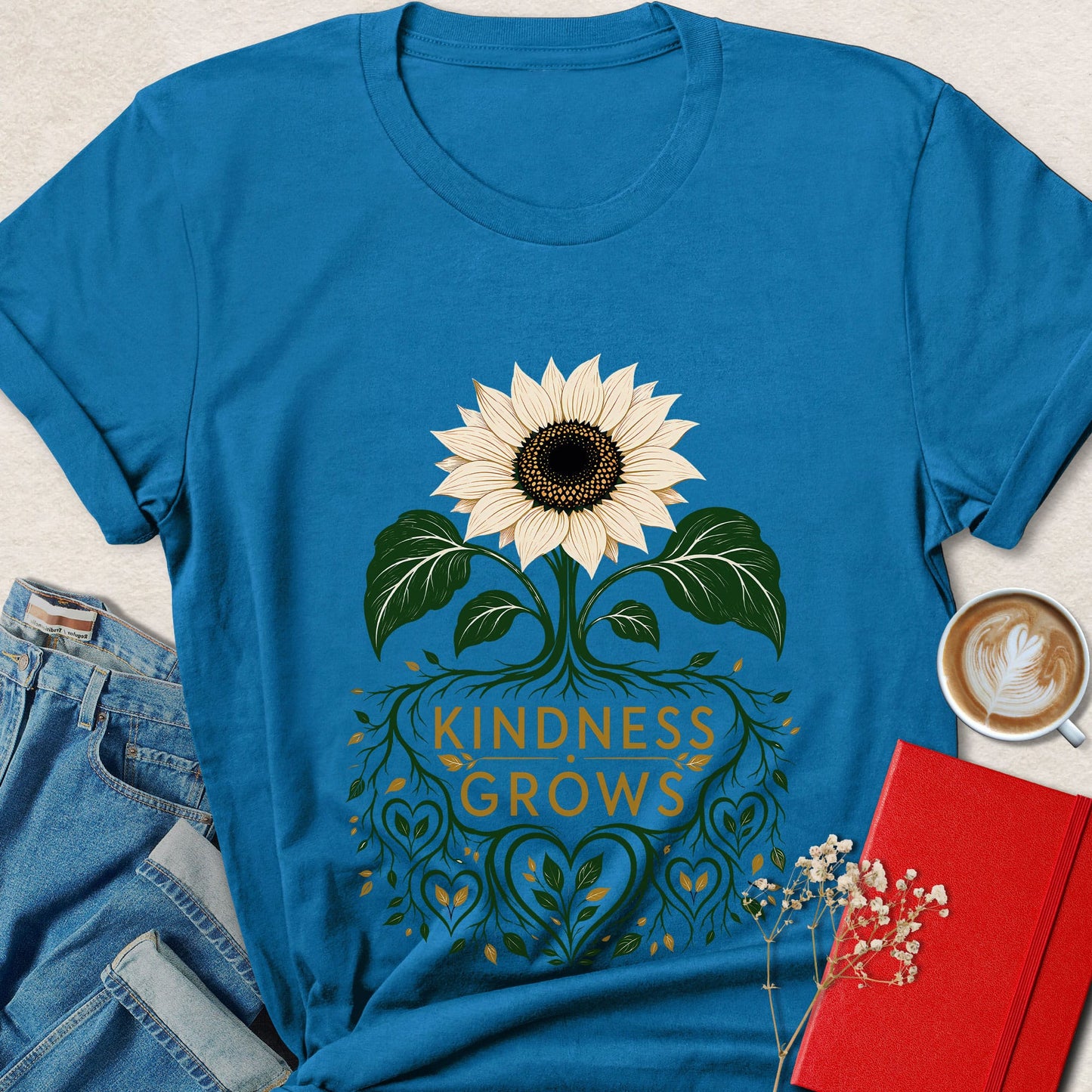 Sunflower Kindness Grows T-Shirt