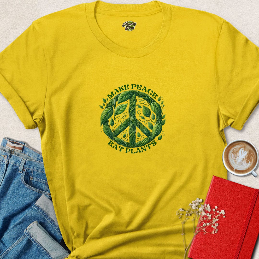 Make Peace Eat Plants T-Shirt