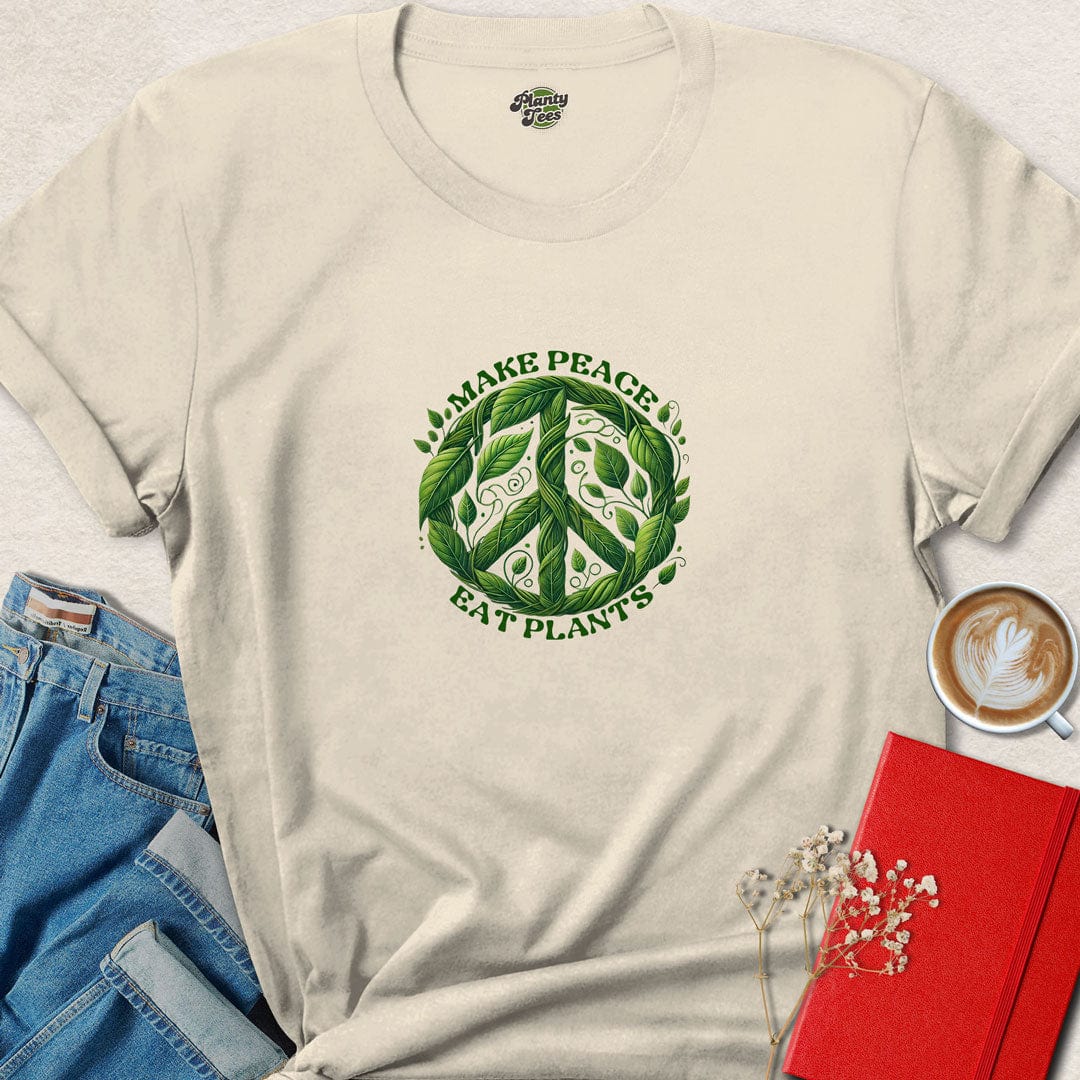 Make Peace Eat Plants T-Shirt