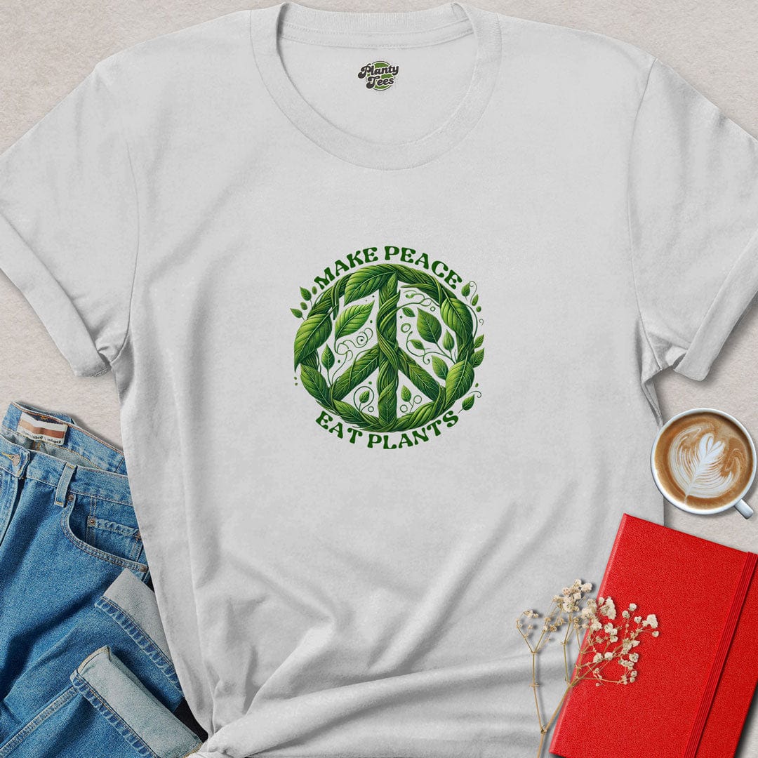 Make Peace Eat Plants T-Shirt