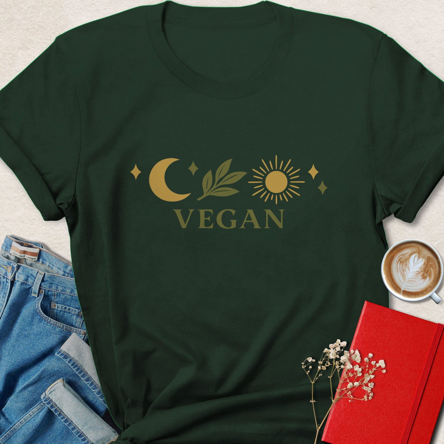 Minimalist Vegan Shirt | Eco Friendly Plant Based Apparel