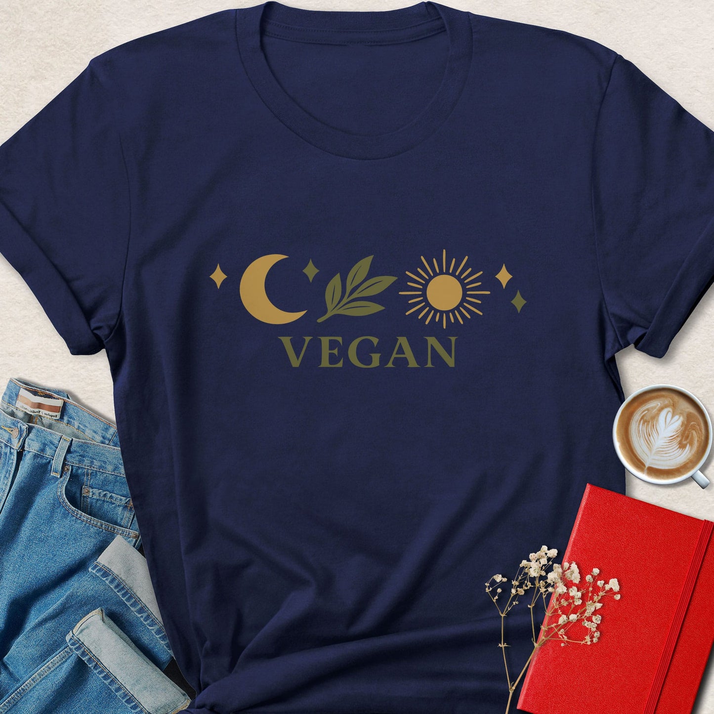 Minimalist Vegan Shirt | Eco Friendly Plant Based Apparel