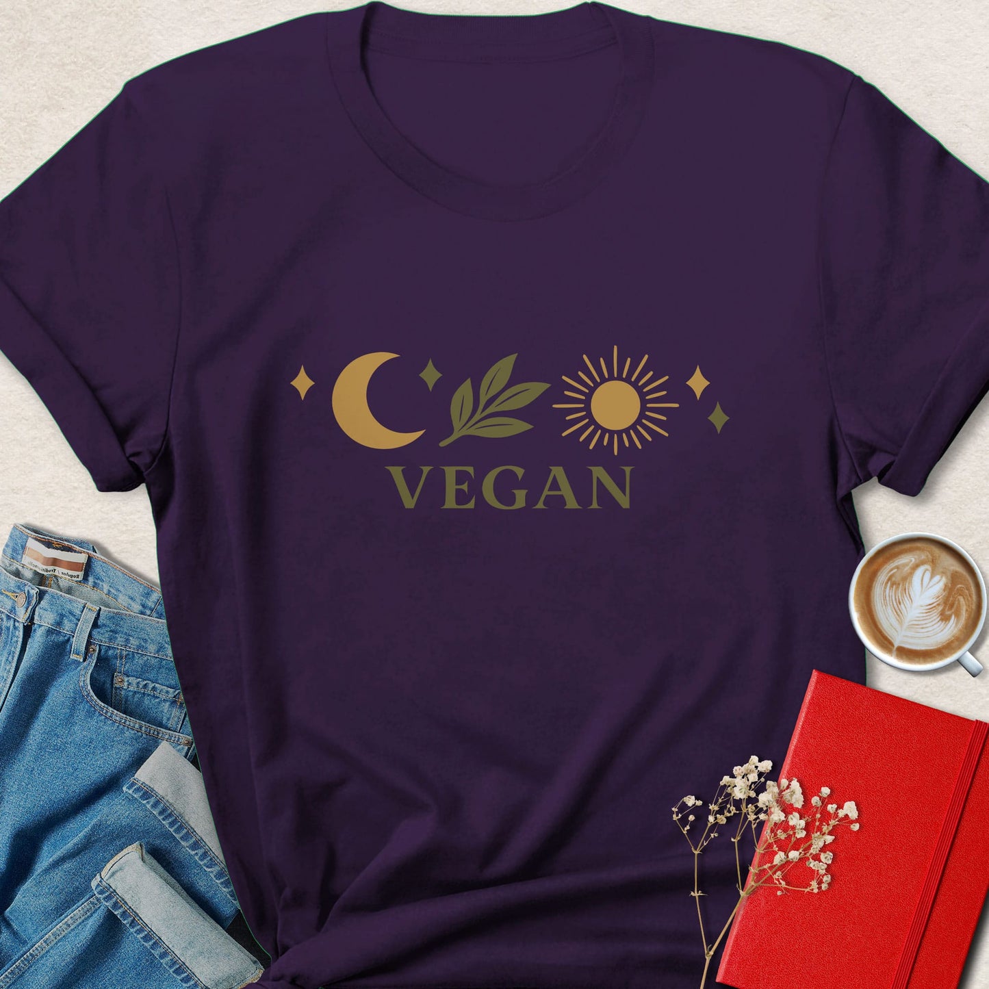 Minimalist Vegan Shirt | Eco Friendly Plant Based Apparel