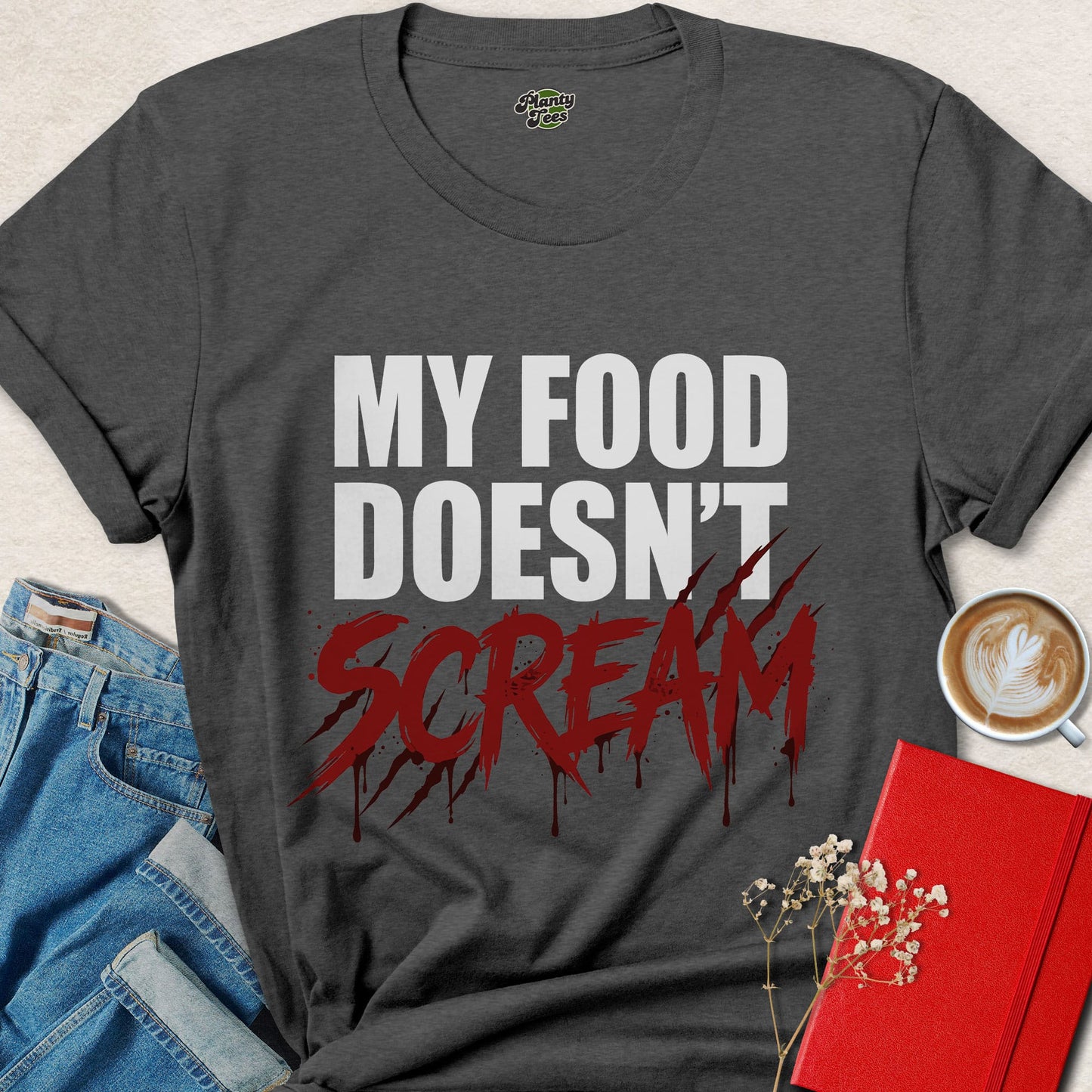 My Food Doesn’t Scream Vegan Shirt
