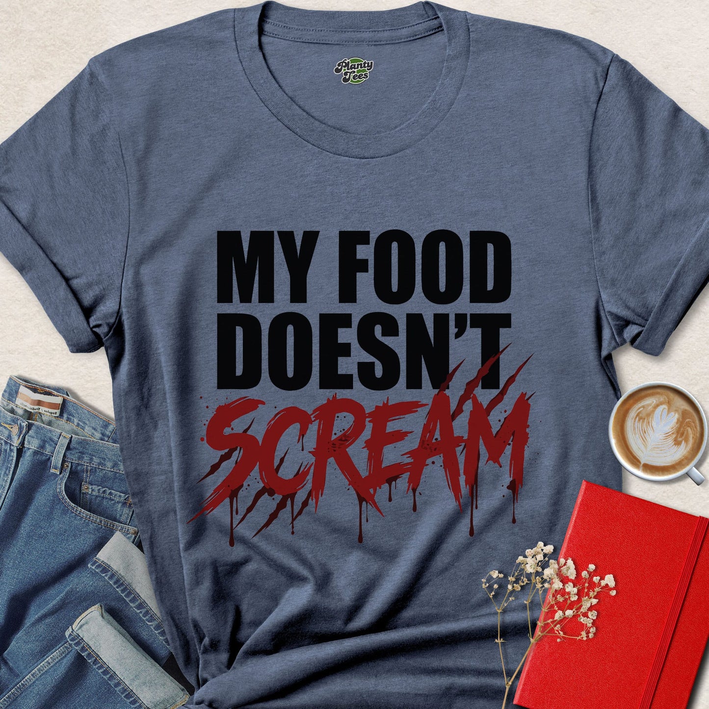 My Food Doesn’t Scream Vegan Shirt