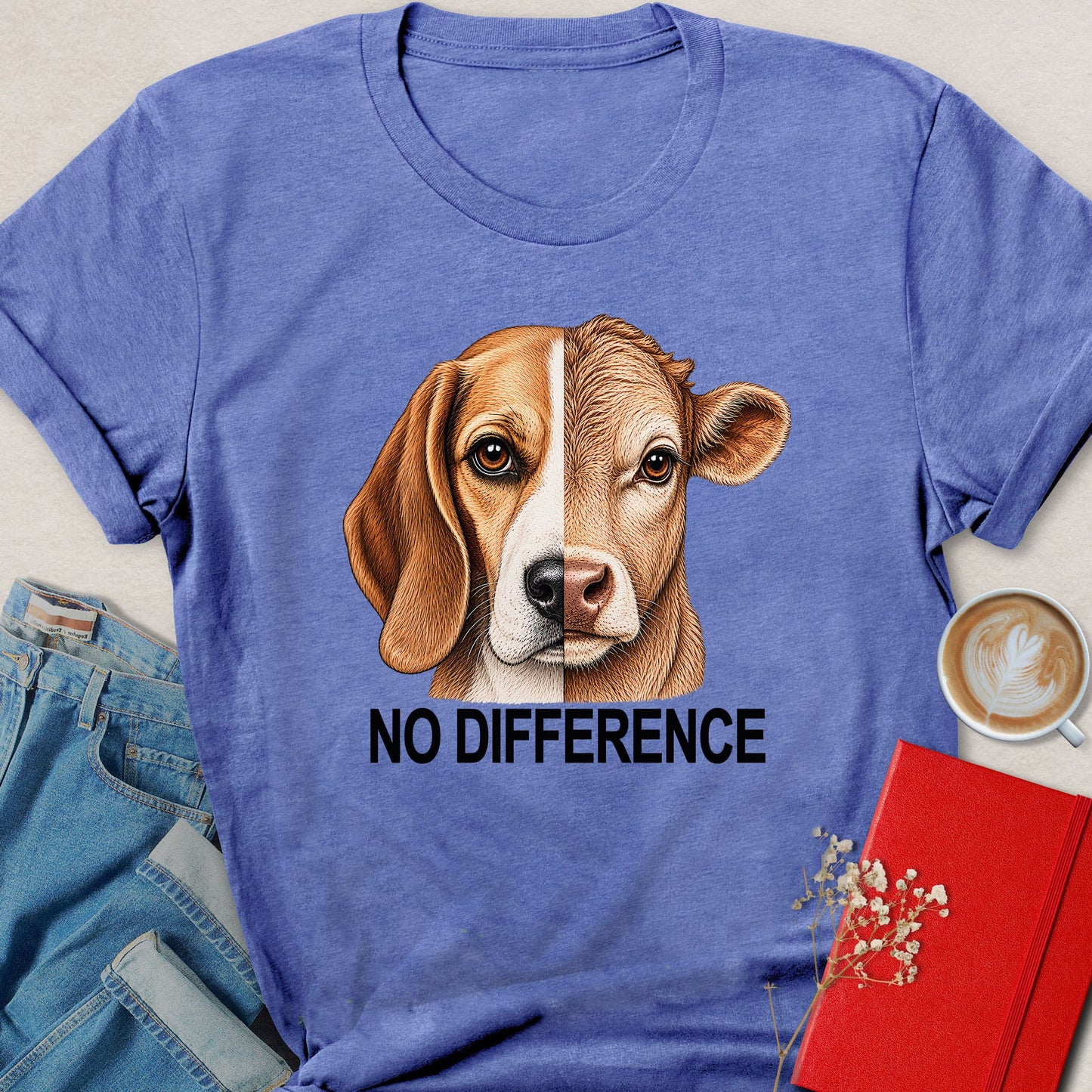 No Difference Split Face T-shirt