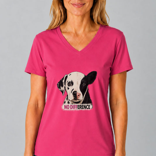 No Difference Vegan V-Neck T-Shirt