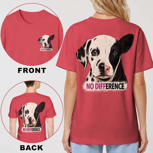 No Difference Back Print T-Shirt