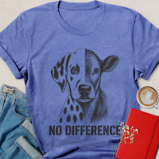 No Difference Dog & Cow Split Sketch T-Shirt