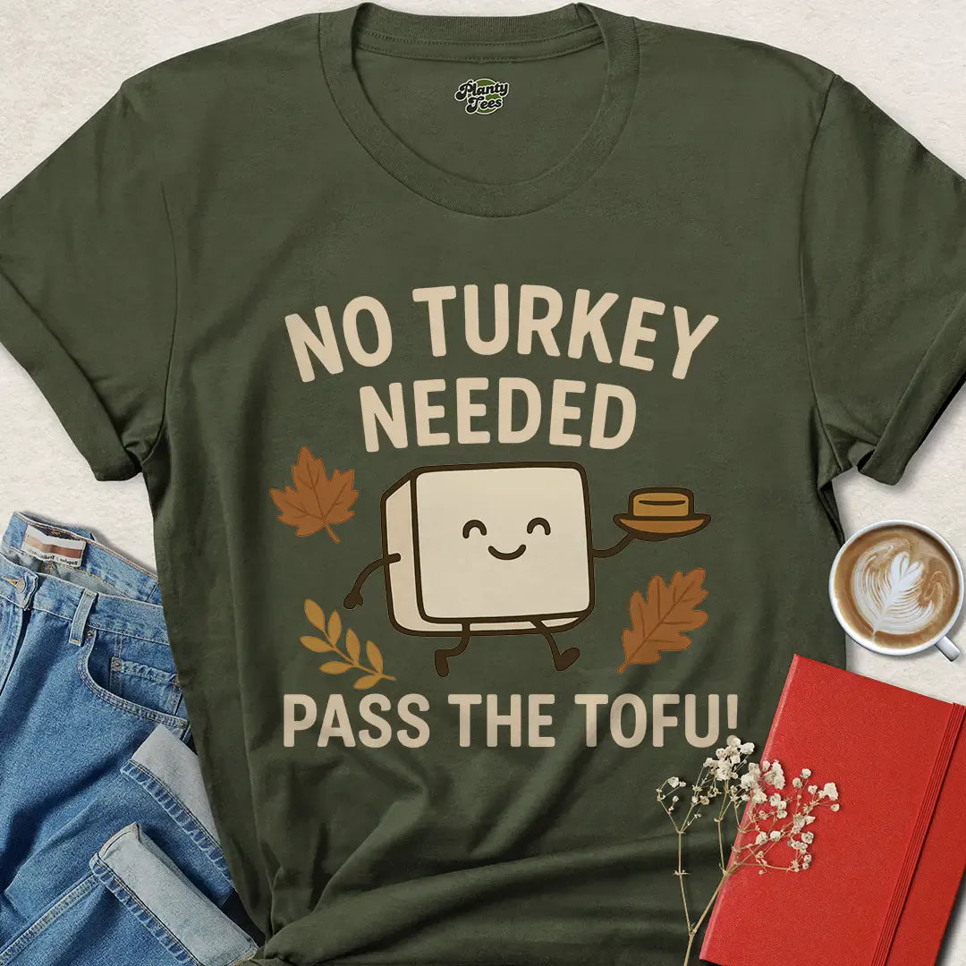 Funny Vegan Thanksgiving Shirt – Pass the Tofu with Style