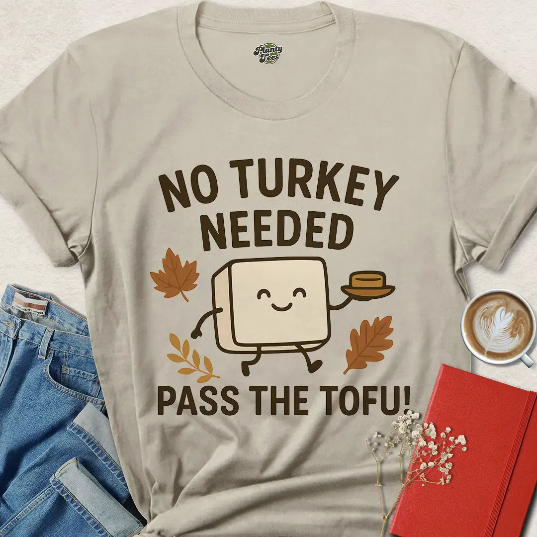 Funny Vegan Thanksgiving Shirt – Pass the Tofu with Style