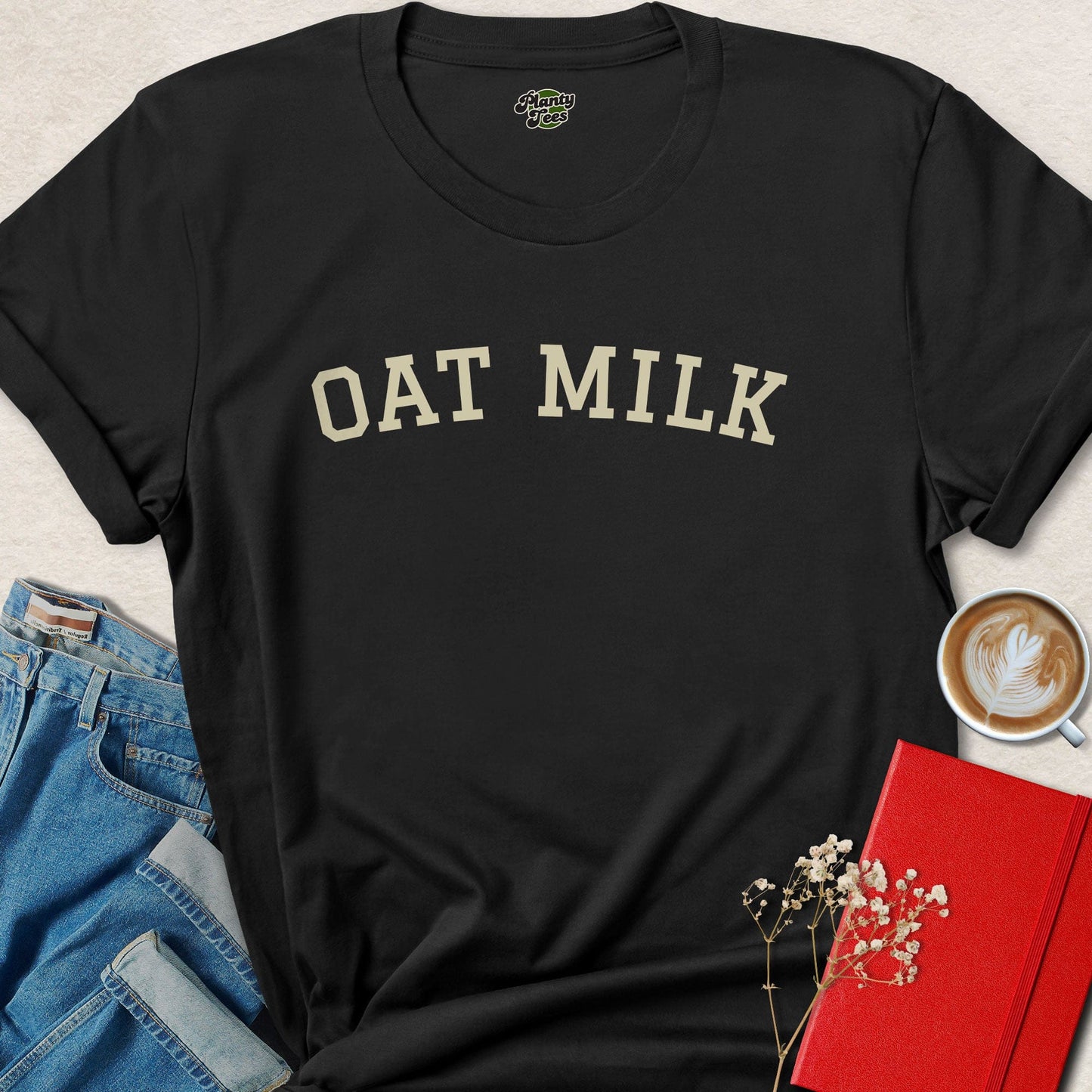 Oat Milk Vegan Shirt Plant Based Milk Lover Vegan Apparel