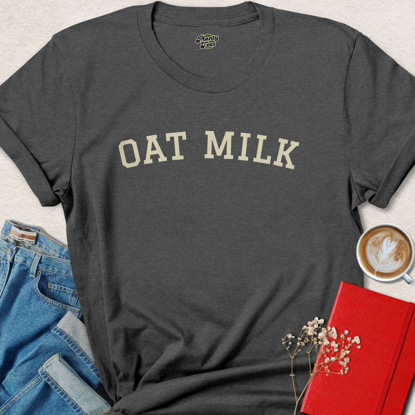 Oat Milk Vegan Shirt Plant Based Milk Lover Vegan Apparel