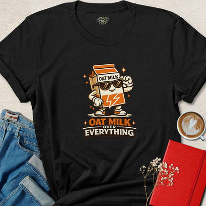 Oat Milk Lover Shirt – Vegan Coffee Graphic Tee
