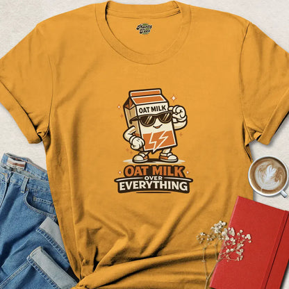 Oat Milk Lover Shirt – Vegan Coffee Graphic Tee