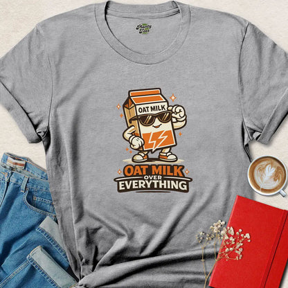 Oat Milk Lover Shirt – Vegan Coffee Graphic Tee