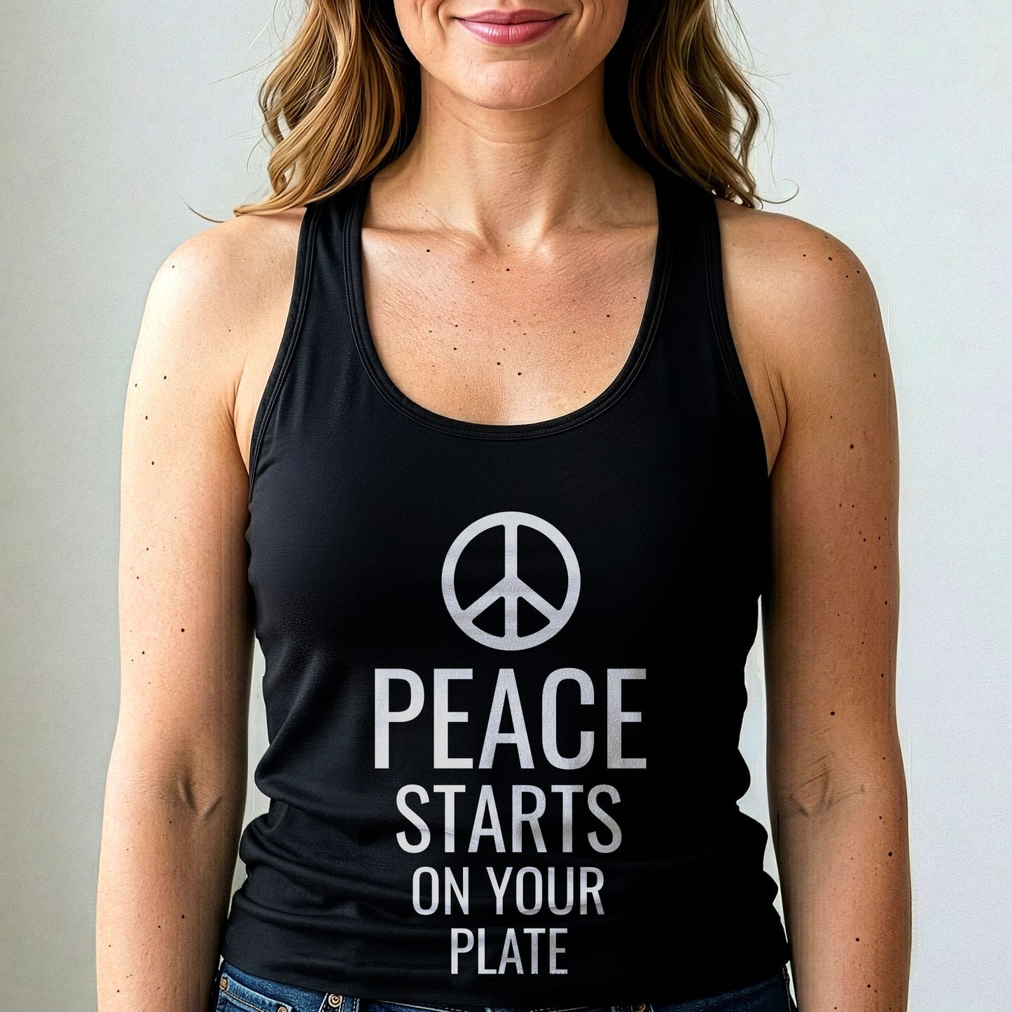 Peace Starts On Your Plate Tank Top