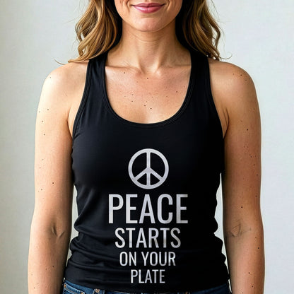 Peace Starts On Your Plate Tank Top