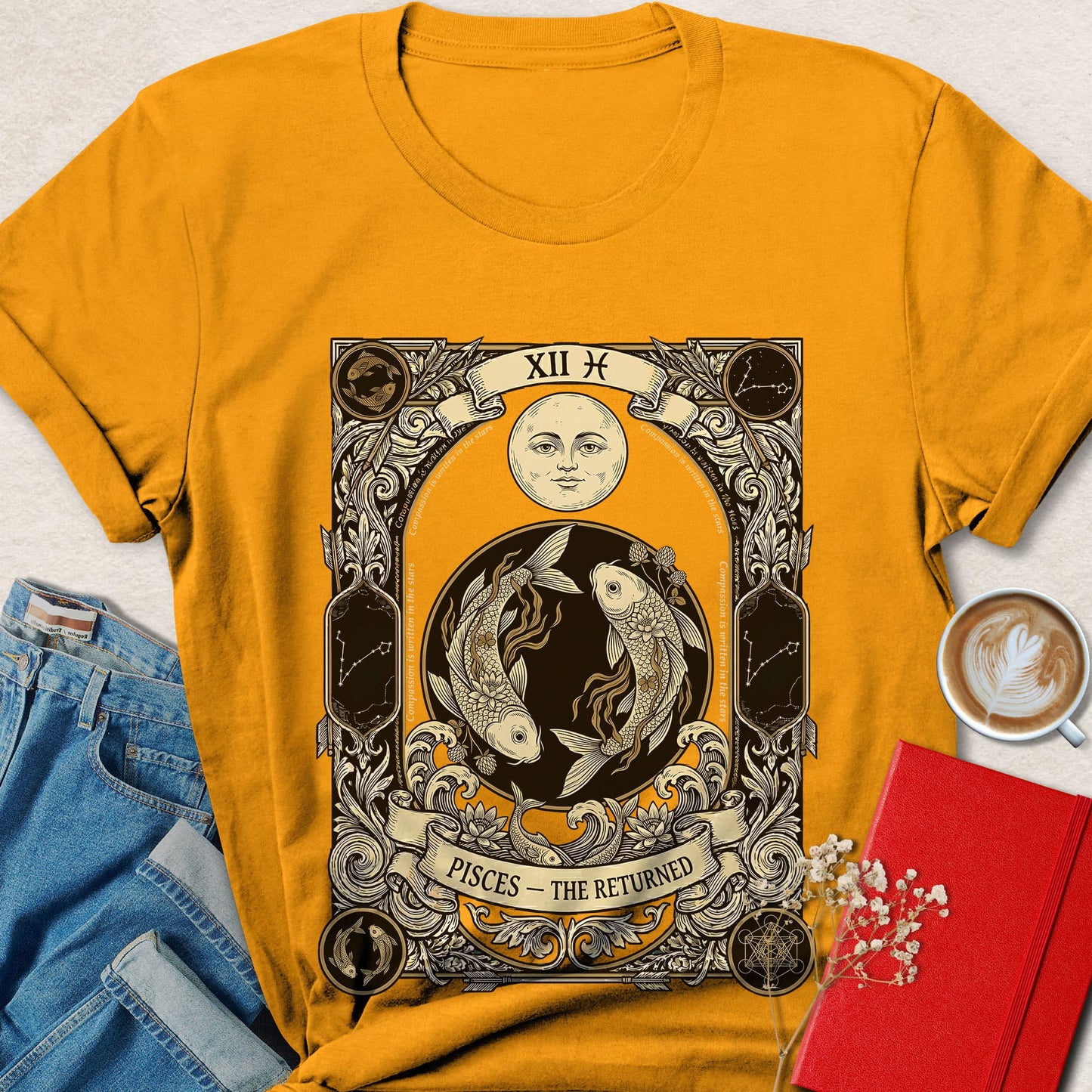 Pisces Zodiac Vegan Shirt Animal Rights Astrology Tee
