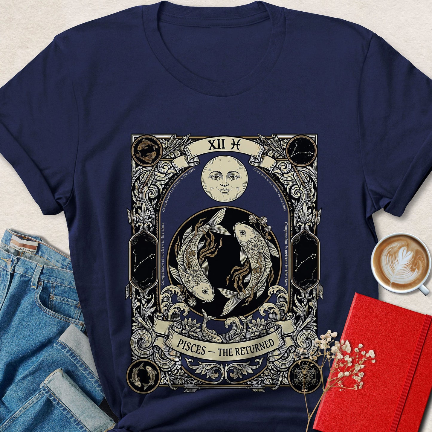 Pisces Zodiac Vegan Shirt Animal Rights Astrology Tee
