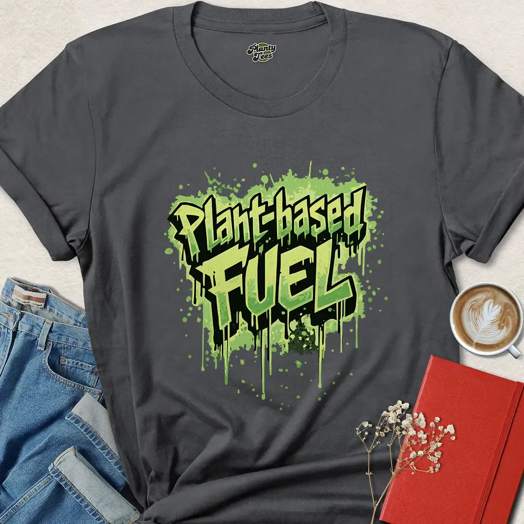 Plant-Based Fuel Shirt – Bold Vegan Energy Tee for Active Lifestyles