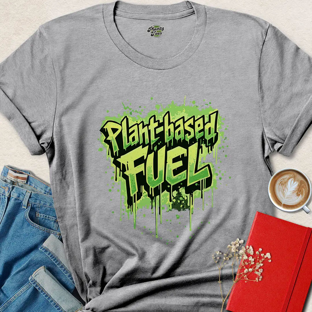 Plant-Based Fuel Shirt – Bold Vegan Energy Tee for Active Lifestyles