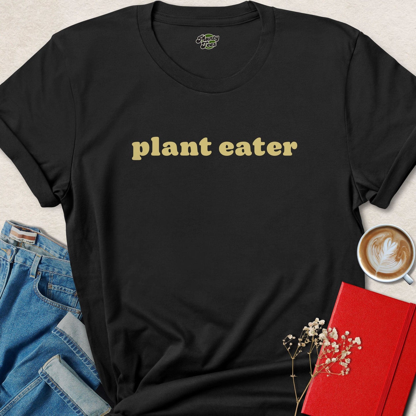 Plant Eater Vegan Shirt | Minimalist Plant Based Graphic Tee