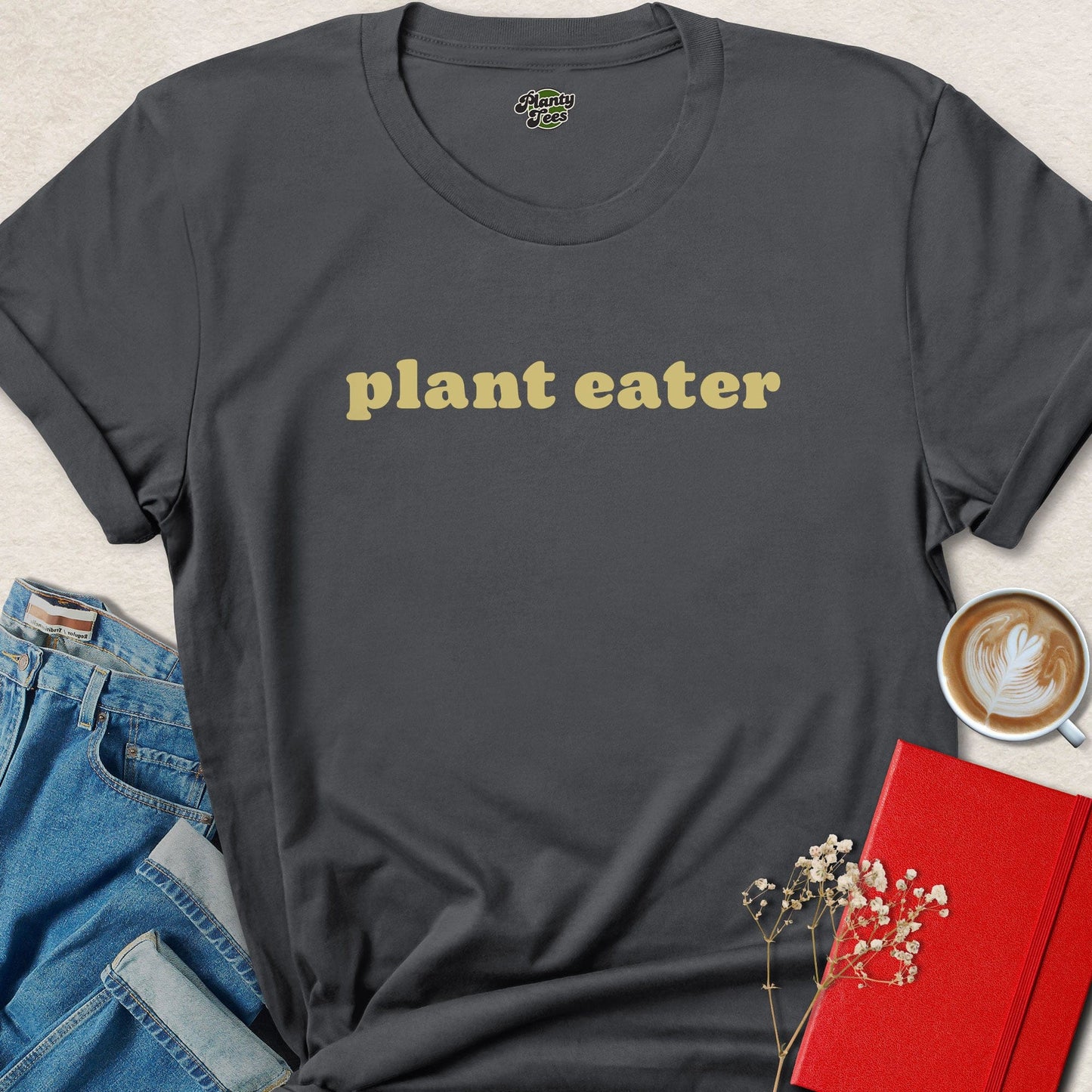 Plant Eater Vegan Shirt | Minimalist Plant Based Graphic Tee