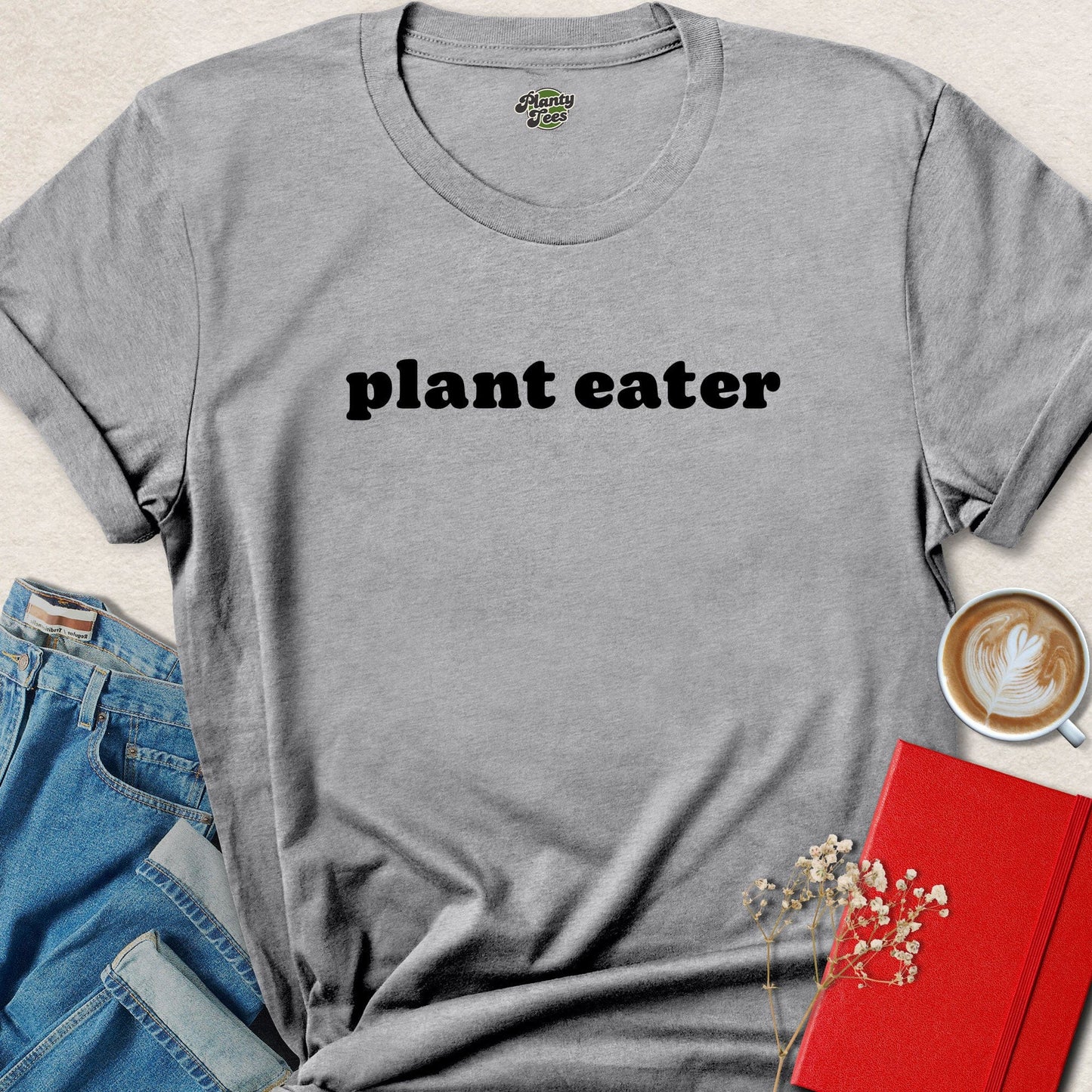 Plant Eater Vegan Shirt | Minimalist Plant Based Graphic Tee