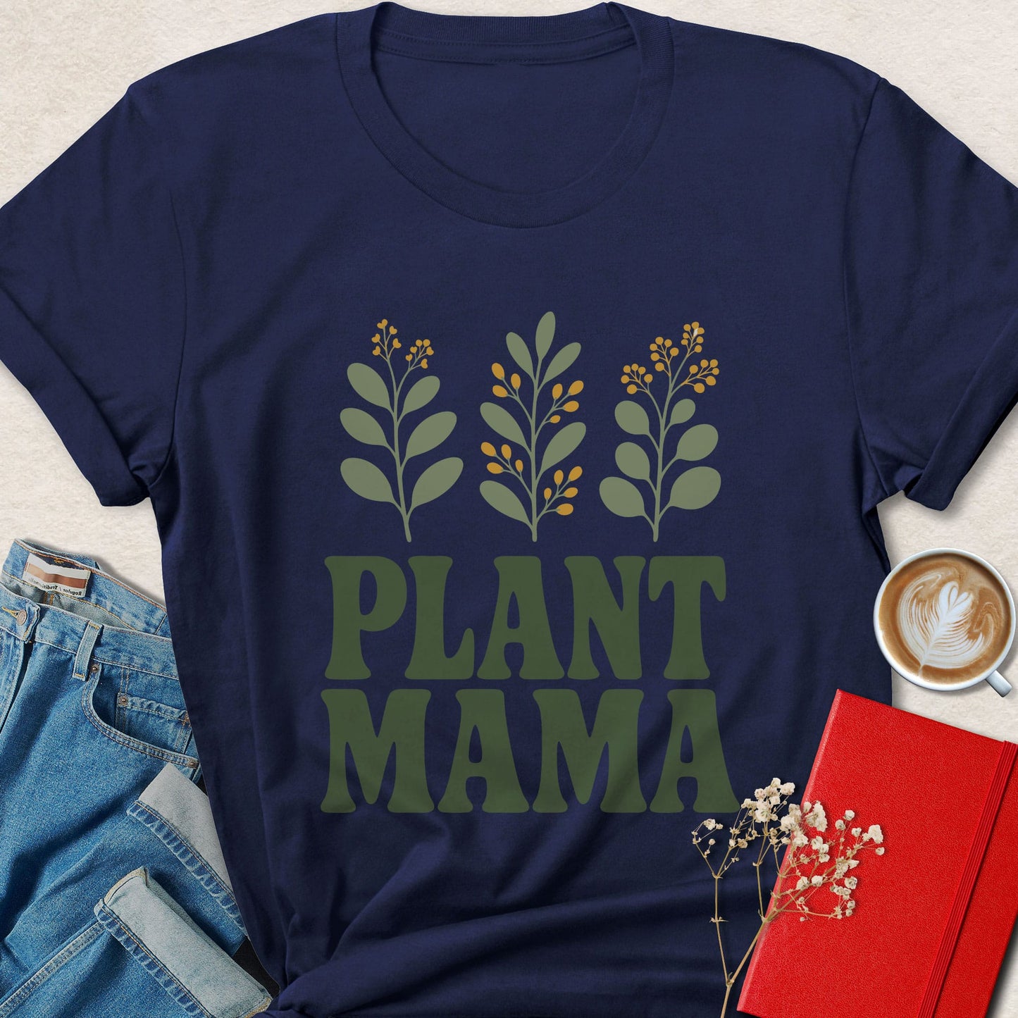 Plant Mama Vegan Shirt | Botanical Plant Lover Apparel