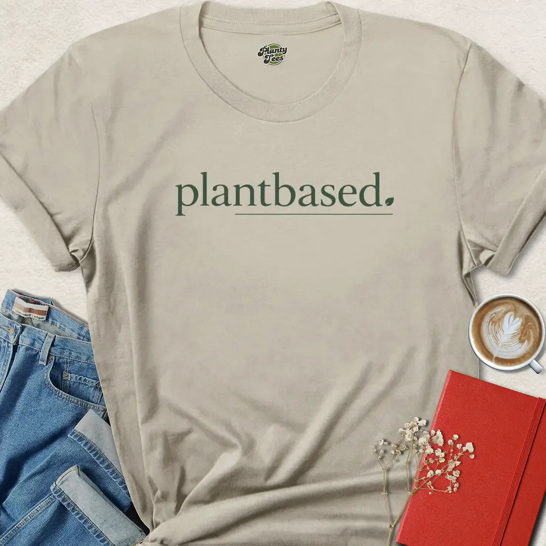 Plantbased Minimalist Vegan T Shirt