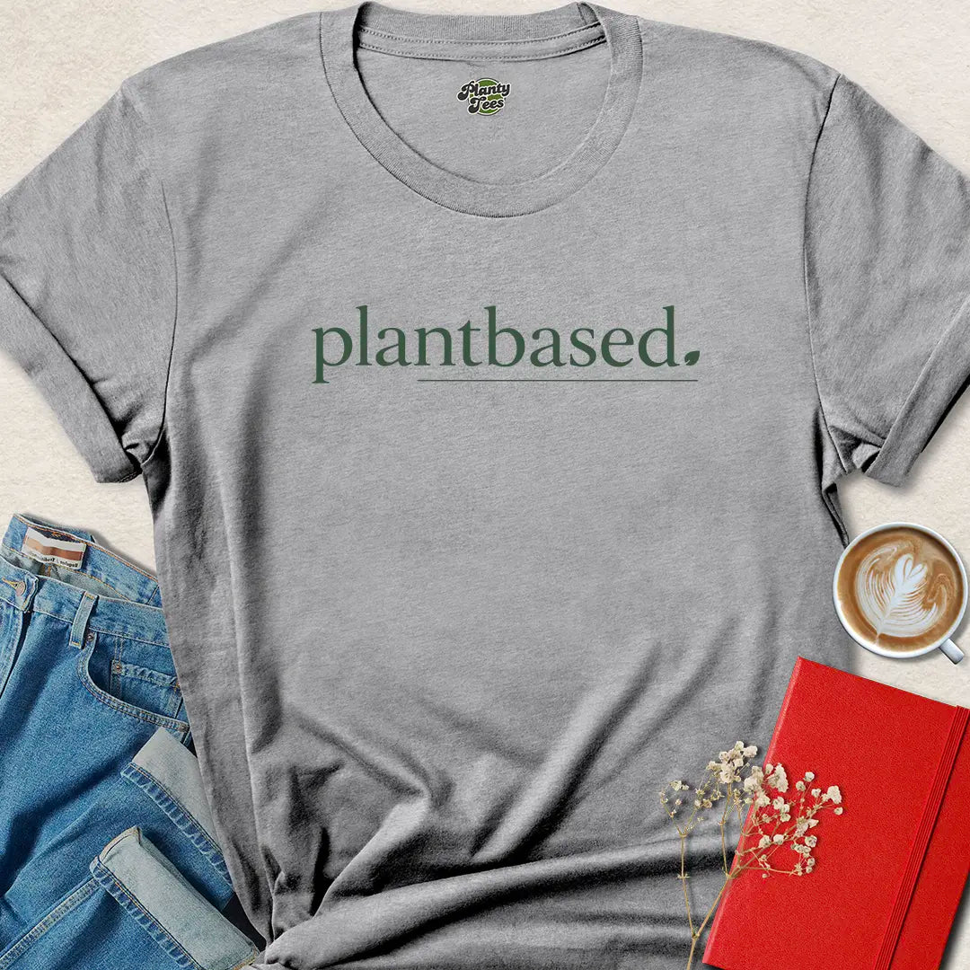Plantbased Minimalist Vegan T Shirt