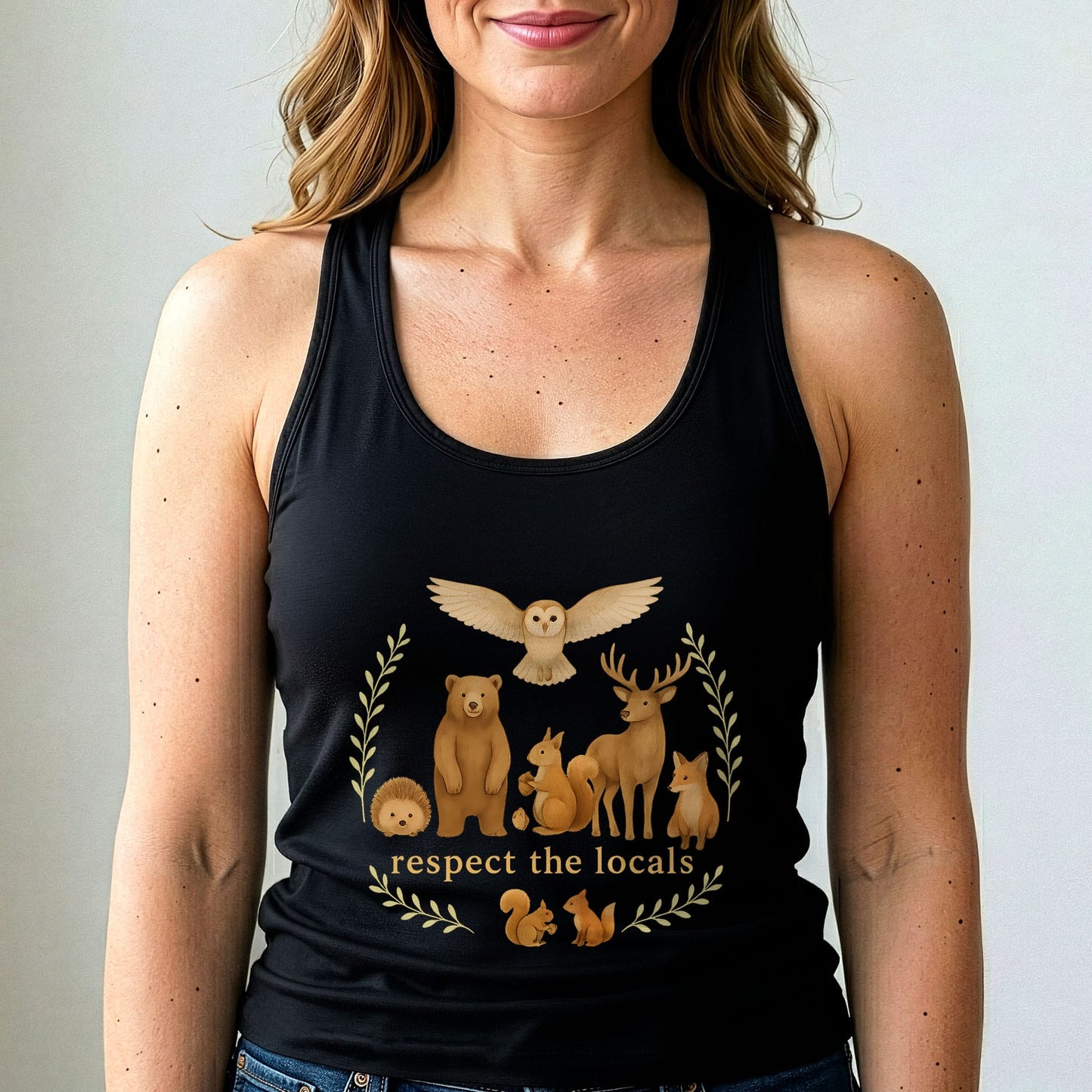 Respect The Locals #2 Vegan Tank Top