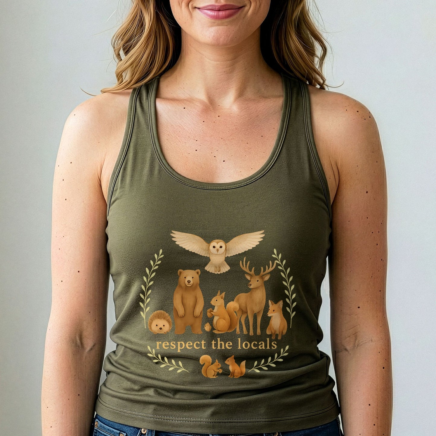 Respect The Locals #2 Vegan Tank Top